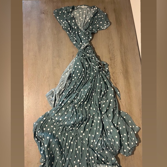 Vici Dolls Green Polka Dot Dress - Picture 1 of 7